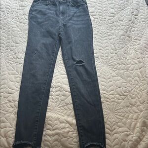 Missy Black Distressed stretch Jeans